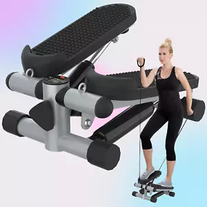 Stepper Machine Aerobic Stepper with Resistance Bands Display for Home Exercise - Picture 1 of 42