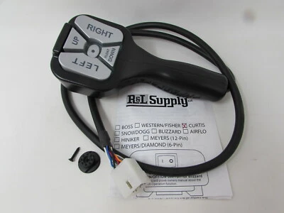 R&L SUPPLY NEW 9 PIN PLUG CURTIS STRAIGHT BLADE SNOW PLOW CONTROLLER 1HHC SNO PRO 3000
