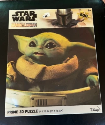 STAR WARS The Mandalorian Prime 3D Puzzle 500 Piece 24 x 18" MPN 32634 age 6+ - Image 1 of 4
