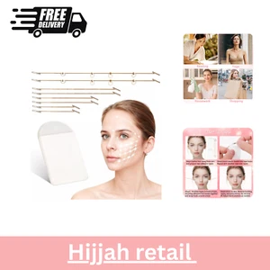 60 Pcs Face Lift TapeFace Tape Lifting Invisible with 8 Strings Instant Face ... - Picture 1 of 8