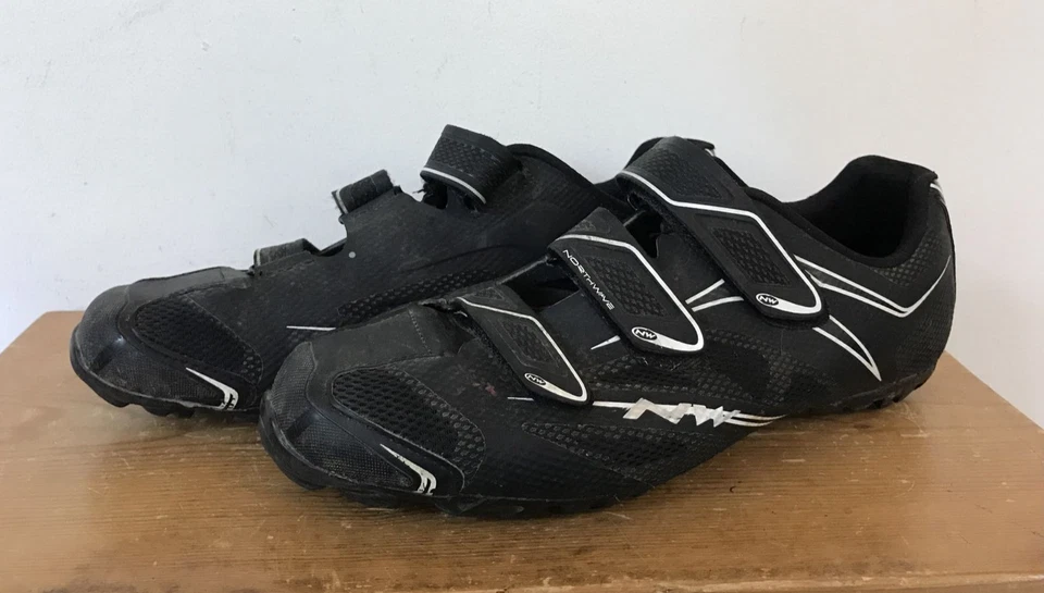 Tacos Northwave Tacón Integrado Negro Ciclismo Shimano SM SH66 Zapatos 13 46 Foto 1 de 4