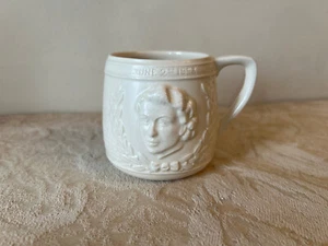 1953 Krönung von Königin Elizabeth II Becher Tasse 3 1/4 Zoll KSP England - Bild 1 von 6
