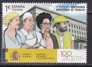 2020 - España - Edifil 5407 - Efemerides - Ministerio del Trabajo - MNH - Imagen 1 de 1
