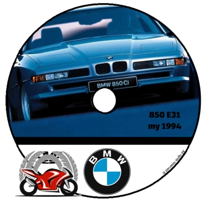 BMW E31 SERIE 8 850 MANUALE OFFICINA  USO E MANUTENZIONE MY 1994 WORKSHOP MANUAL - Immagine 1 di 4