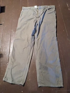 Herren Carhartt hellbraune Hose 42 x 34 Arbeit lockere Passform Freizeit Karton V - Bild 1 von 5