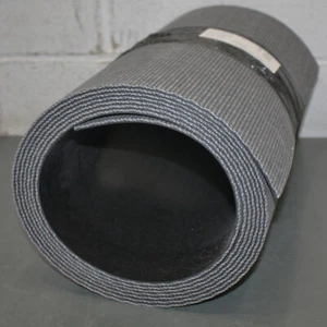 (15 ft) Apache 18" Conveyor Belt 20105051-18, Black PVC, Interwoven Polyester - Picture 1 of 5