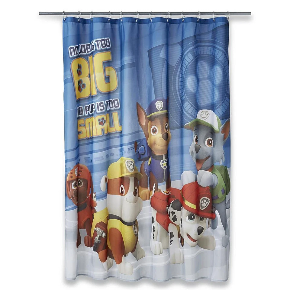 Cortina de ducha de tela Nickelodeon PAW Patrol Foto 1 de 1