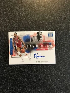 2019-20 Impeccable Bob Lanier Illustrious Ink Autograph Auto #13/25 Pistons - Picture 1 of 3