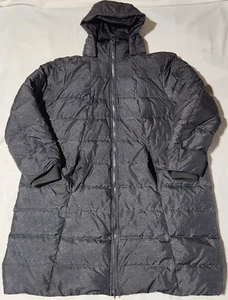 women's LAND'S END long Down Puffer parka coat jacket Gray size 2X (20W-22W) - Picture 1 of 7