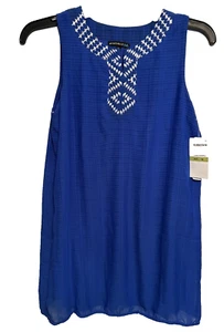 My Michelle Big Girls Sleeveless Dress, Blue, 14 - Picture 1 of 2