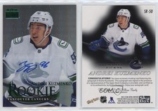 2022-23 Skybox Metal Universe Andrei Kuzmenko #SR-50 Rookie Auto RC