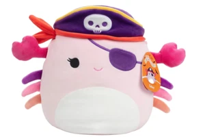 Squishmallows 10" Cailey The Pirate Crab - NWT & Free Stickers & Free Shipping - Picture 1 of 3