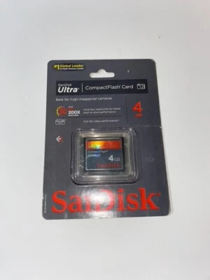 SanDisk 4 GB Ultra 30MB/s CompactFlash Memory Card (SDCFH-004G-A46) - Image 1 of 4