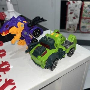 Vtech Switch & Go Dinos Seeker T-rex Dinosaur Robot Transforming Toy Green - Picture 1 of 5