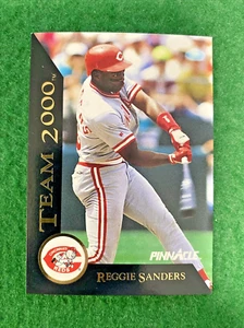 1992 Score Pinnacle #70 SP Team 2000 Reggie Sanders Cincinnati Reds MLB - Picture 1 of 2