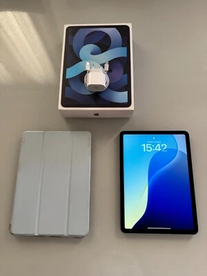 Apple iPad Air 4a generazione - 64GB, Wi-Fi + Cellular, 10,9" - Celeste - Bild 1 von 4