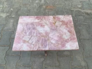 Rose Quartz Slab – Natural Gemstone, Premium Polished Stone for Home Décor slabs - Picture 1 of 11