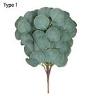 Decor Plant Sprigs Faux Greenery Stems Artificial Eucalyptus Leaves Branches
