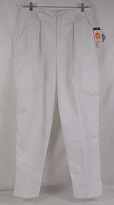 Pantalón Médico Barco Para Hombre Cremallera Frontal 1104 Talla 16 Blanco 341B Foto 1 de 4