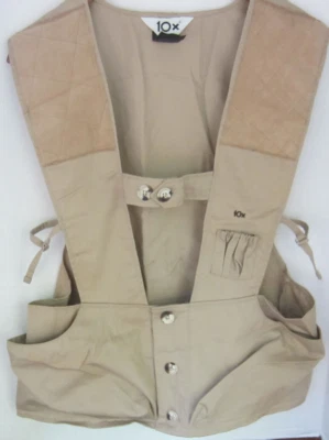 NWOT hunting/shooting vest beige medium mens made in USA - Image 1 of 4