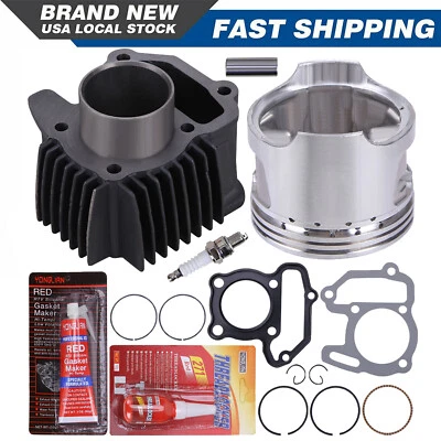 80cc Engine Piston Cylinder Top End Kit for Yamaha Badger Moto-4 Raptor 80 - Image 1 of 4