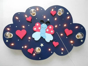 LED Kinderzimmer Deckenleuchte "Susi Schmetterling" handgefertigt+individuell - Bild 1 von 21