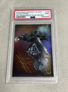 PSA 9 Final Fantasy VII 7 Aniversario Museo de Arte Cloud Strife 100 Secreto Firmado - Imagen 1 de 2