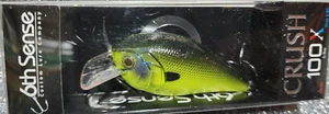 New 6th Sense Crush 100X Green Pumpkin Gill Square Bill crankbaits 2.0 2.5 - Picture 1 of 4