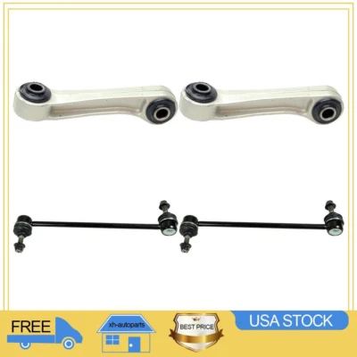 Kit de 4 enlaces de barra estabilizadora de suspensión delantera trasera para Cadillac DeVille 1997 1998 1999 Foto 1 de 4