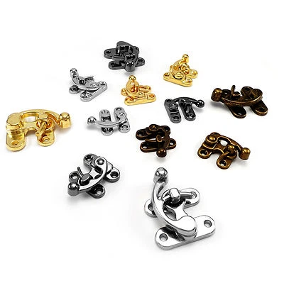 Swing Bag Clasp Lock Box Latch Chest JEWELLERY BOX LATCH CATCH TRINKET CLOSURE - Image 1 of 3