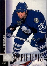 1997-98 Upper Deck Maple Leafs Hockey Card #368 Tie Domi