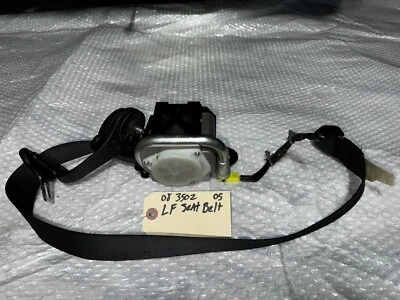 Nissan 350Z 2007-2009 delantero izquierdo lado del conductor cinturón de seguridad negro OEM Foto 1 de 4