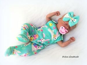 ⭐ totalmente nuevo ⭐ ropa para adaptarse a 43cm muñeca bebé nacido-Flamingo Pijamas
