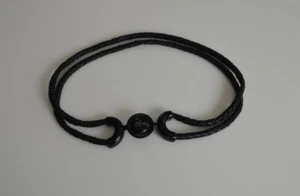 LACOSTE Black Leather Woman’s Belt - Picture 1 of 7