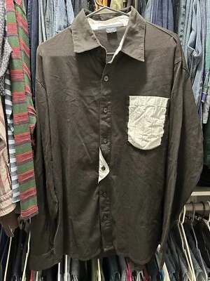 Le Jean De Marithe+Francois Girbaud 90’s Vintage Dress shirt Men’s LG.  - Image 1 of 4