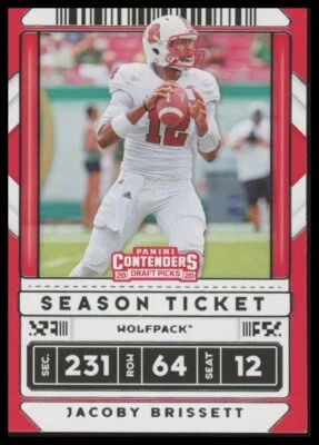 2020 Panini Contenders Draft Picks #44 Jacoby Brissett - Image 1 of 2