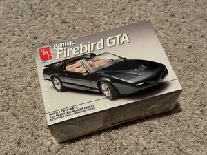 Vintage AMT 1/25 1990 Pontiac Firebird GTA 2in1 Model Car Kit 6024 Sealed NEW - Picture 1 of 7