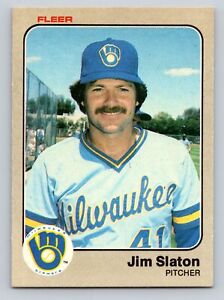 1983 Fleer Baseball #46 Jim Slaton  Milwaukee Brewers