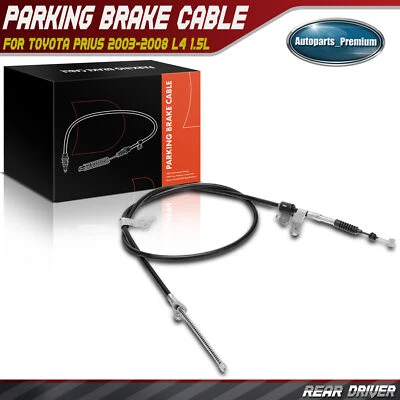 Cable de freno de estacionamiento trasero izquierdo para Toyota Prius 2003-2008 L4 1,5 L 58,9 pulgadas Foto 1 de 4