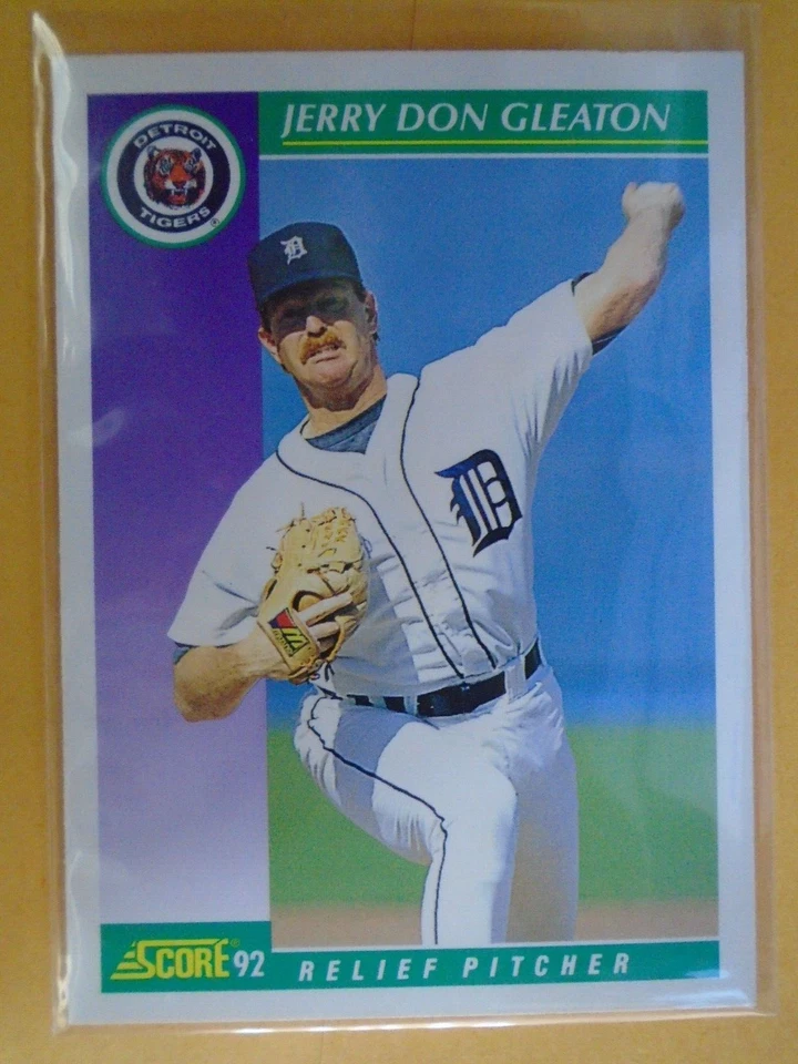 JERRY DON GLEATON DETROIT TIGERS 1992 SCORE BASEBALL CARD #375 - Image 1 of 1
