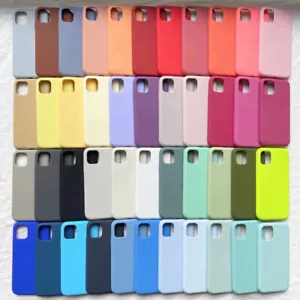 Funda Cubierta Para Apple IPHONE X XS 11 12 13 14 15 Plus Pro Max IN Silicone - Imagen 1 de 25