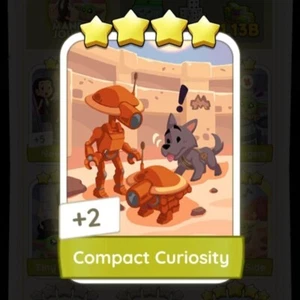 Compact Curiosity - 4 Star Sticker - Monopoly - Picture 1 of 1