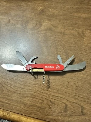 Navaja suiza roja Matterhorn Imperial Camper Scout EE. UU. 6 hojas + tornillo de corcho Foto 1 de 4