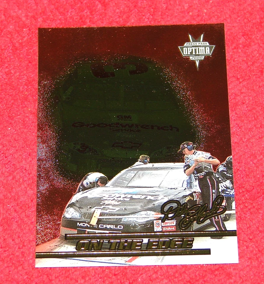 DALE EARNHARDT 2000 PRESS PASS OPTIMA ON THE EDGE #OE1 (H-2365) - Image 1 of 1