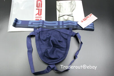 C-IN2 Hombre Azul Marino Agarre 2.0 Algodón Jock Correa Jockstraps Ropa Interior Talla M L XL Foto 1 de 4