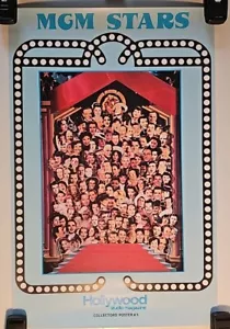 10 Vintage Hollywood Studio Magazine Collectors Posters 11" x 16" Garbo Reagan + - Picture 1 of 15