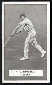 GALLAHER - FAMOUS CRICKETERS - #63 A C RUSSELL, ESSEX - Picture 1 of 2