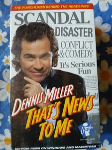 Dennis Miller: That's News to Me (Windows/Mac, 1994) SNL Video CD-ROM - Picture 1 of 12