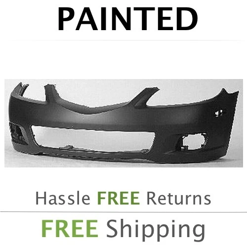 NEW 2006 2007 2008 Mazda 6 Front Bumper COVER Painted MA1000218 - Image 1 of 1