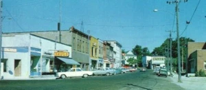 Vintage Postcard Water Street, Little Current, Manitoulin Island, ONTARIO Canada - Picture 1 of 3